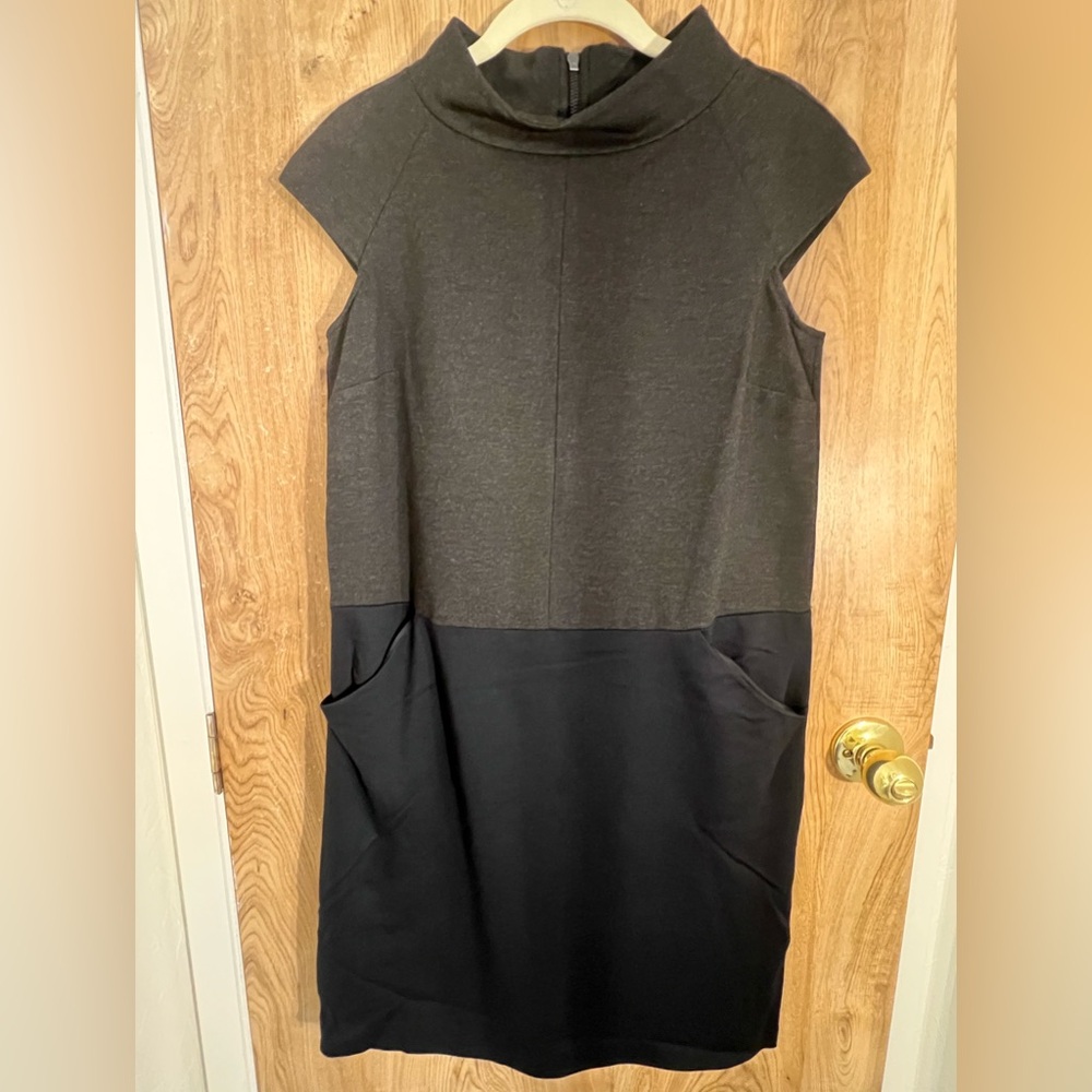 Color Block Women’s Dress Kenneth Cole Cap Sleeve Stretch Knee Length Dress